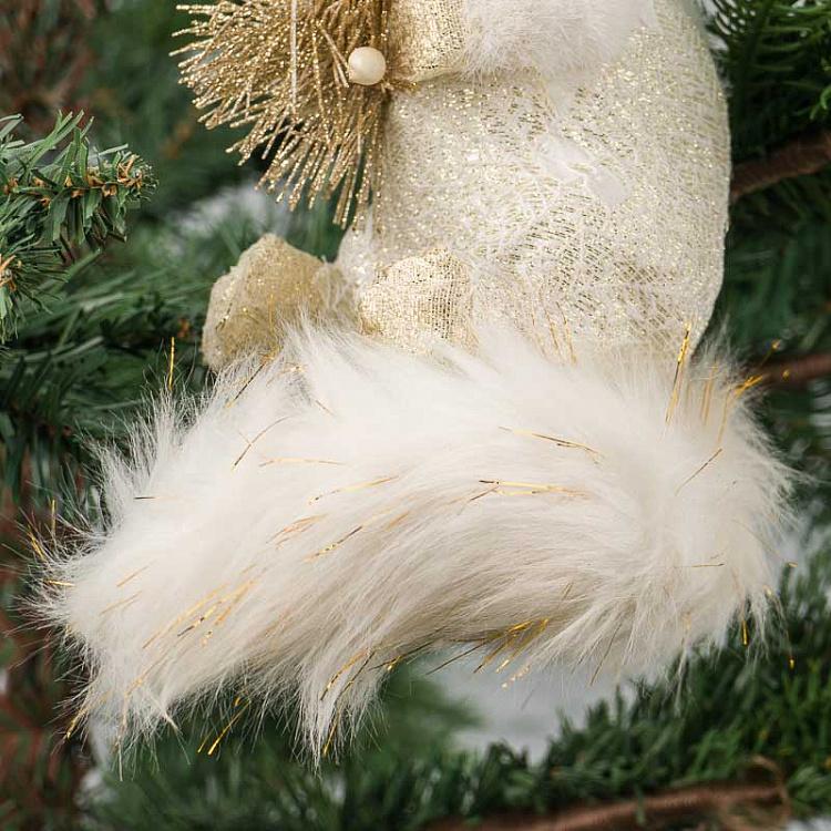 Ёлочная игрушка Белка с золотой веточкой Squirrel With Golden Twig 24 cm