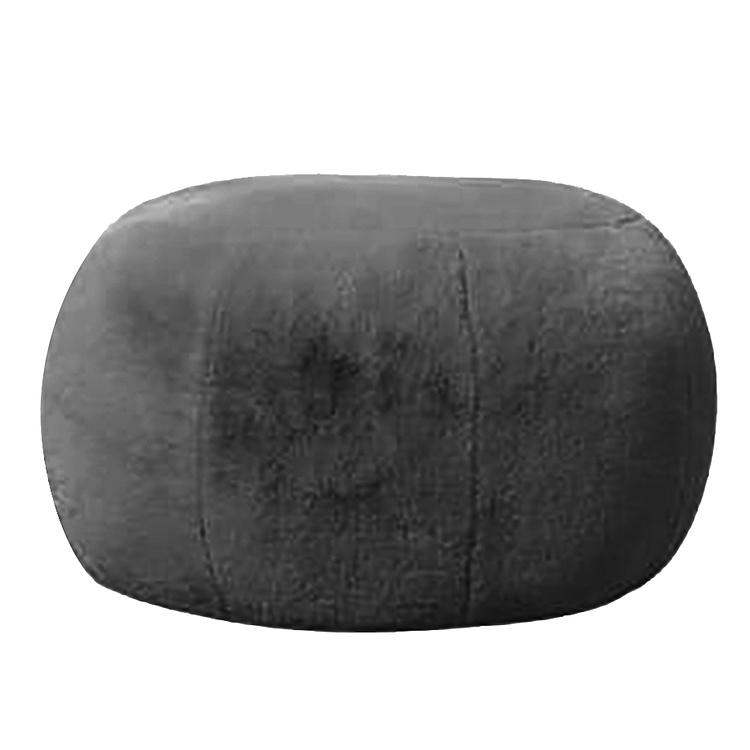 Пуфик Alaska Round Pouf Small искусственный мех Grizzly Grey