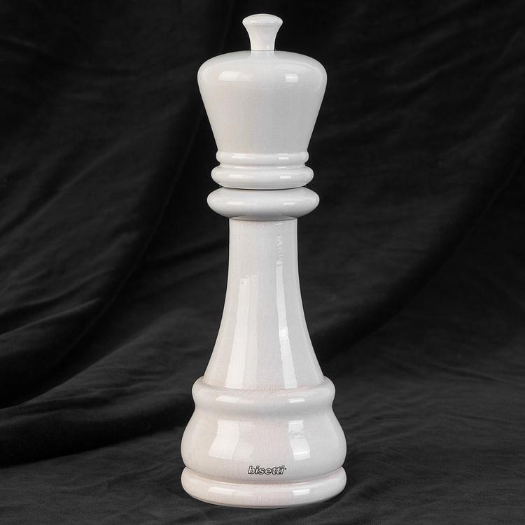 Chess King Spice Mill White