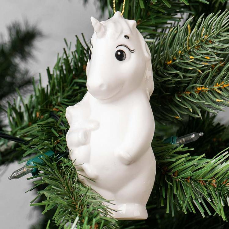 Коллекционная ёлочная игрушка Единорог Unicorn Collectible Toy 13 cm