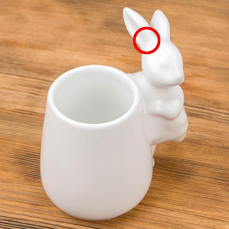 Стакан для зубных щеток Rabbit Toothbrushes Glass 2 discount1 - ракурс 2