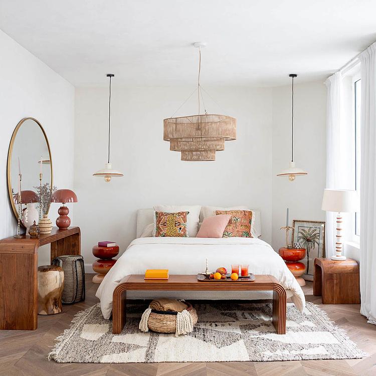 Декоративная подушка с бахромой Шафрановые тигры Cushion With Fringes Tiger Safron