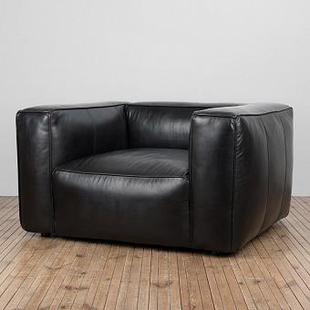 Кресло Tribeca 1 Seater натуральная кожа Riders Black