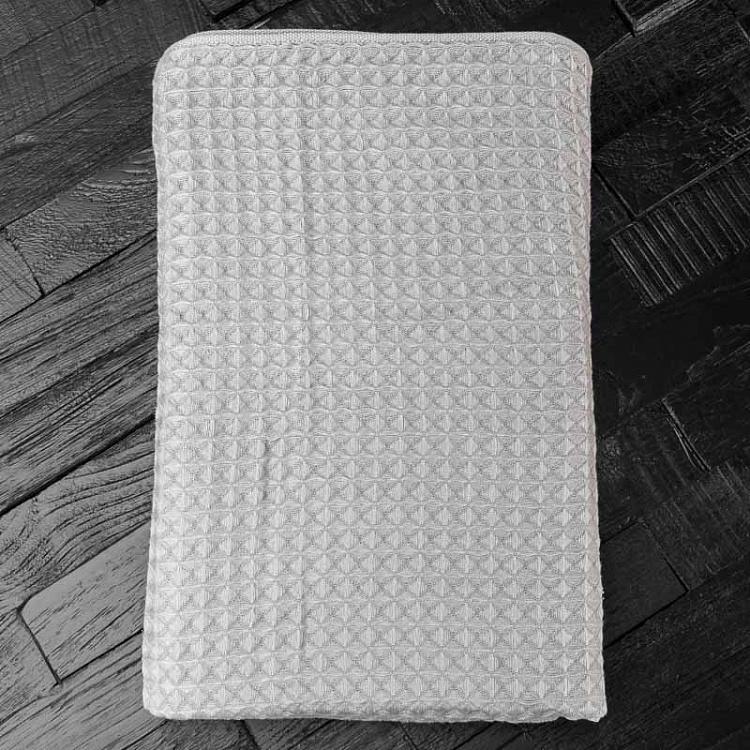 Серое вафельное банное полотенце, 70х140 см Air Waffle Grey 70x140 cm