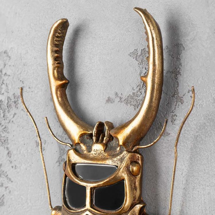 Настенное украшение с зеркалами Жук-олень Stag Beetle Wall Decor With Mirrors