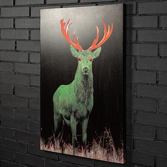 Картина акрилом Deer Pop Art Toile Color 3