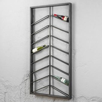 Подставка для бутылок Wall Iron Bottles Holder