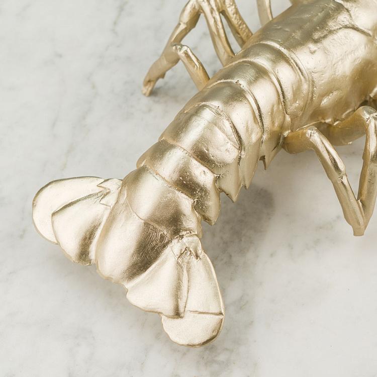 Статуэтка Золотой лобстер Lobster Deco Object Gold