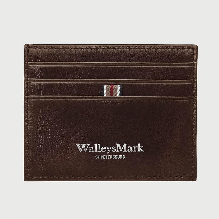 Картхолдер Cardholder натуральная кожа Vintage Cherry