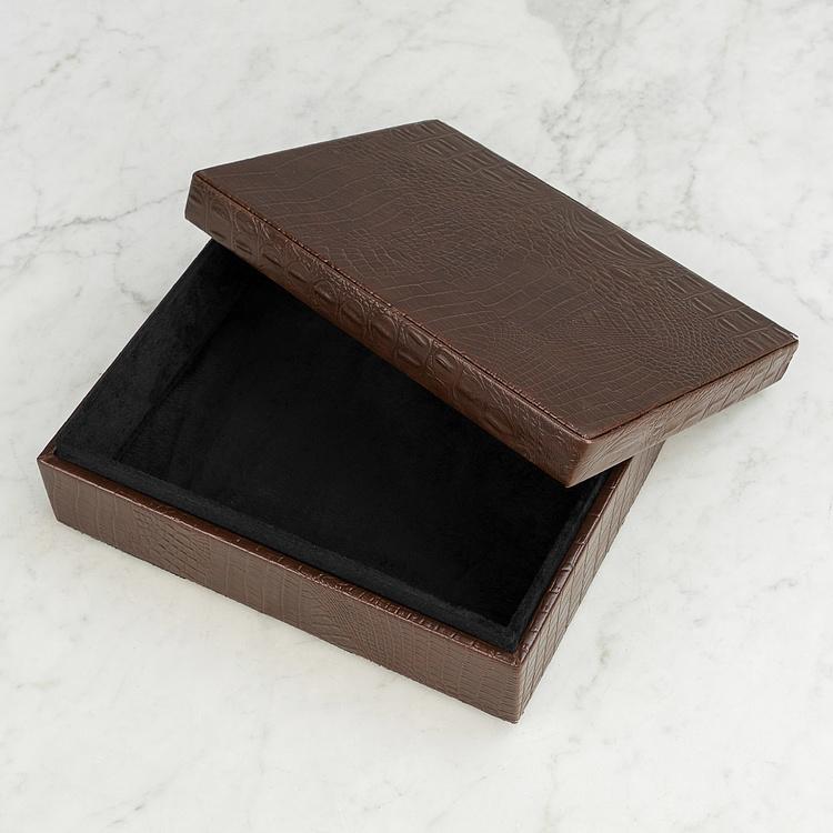 Кожаная шкатулка Бонд, L Bond Leather Box Large