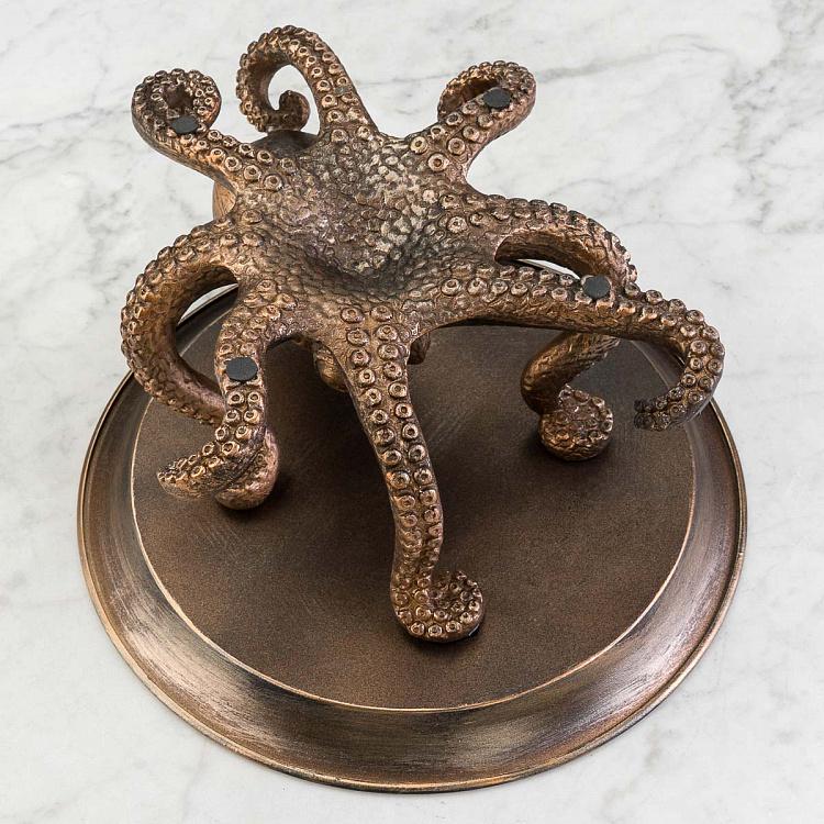 Круглый поднос-тортовница Осьминог Octopus Tray On Base