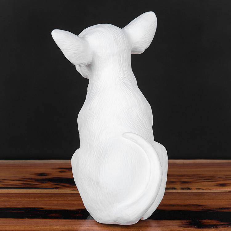 Фарфоровая настольная лампа Чихуахуа Porcelain Chihuahua Lamp