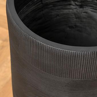 Кашпо Ergo Graphics Tall Bowl Pot Graphite Large - ракурс 3