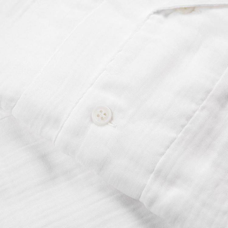 Белая пижама из лёгкого хлопка, размер M Crepe Gauze Pajamas Sleep Wear White M