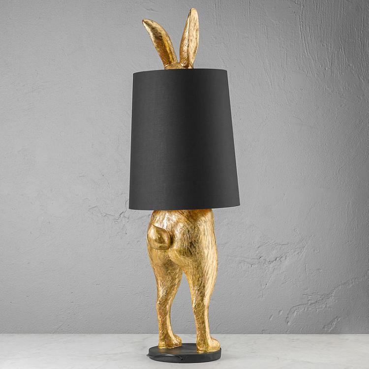 Торшер Золотой робкий кролик, L Floor Lamp Hiding Bunny Gold