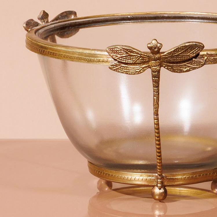 Стеклянная пиала Стрекоза Dragonfly Glass Bowl