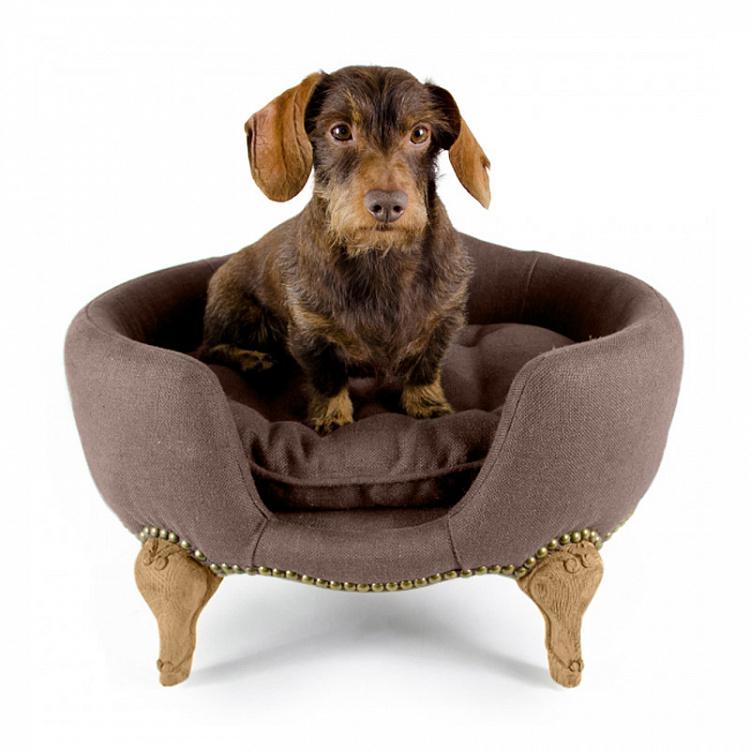 Коричневый диван для собак/кошек Антуанетта, S Antoinette Sofa Small, Belgium Charcoal