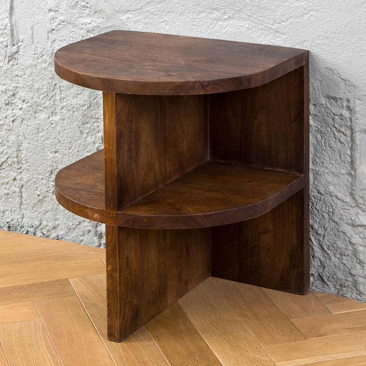 Morre Side Table With Shelves