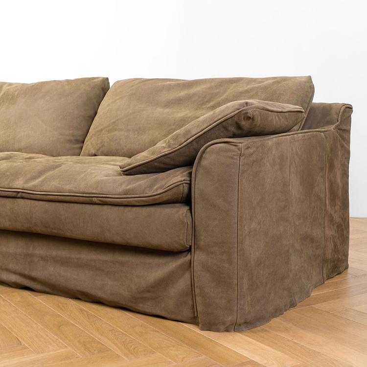 Трёхместный кожаный диван Луизиана Louisiana 3 Seater Leather RM