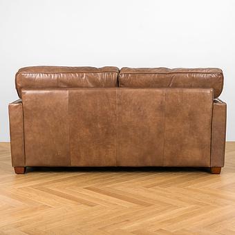 Двухместный диван Minister 2 Seater RM натуральная кожа Brown Franco - ракурс 4