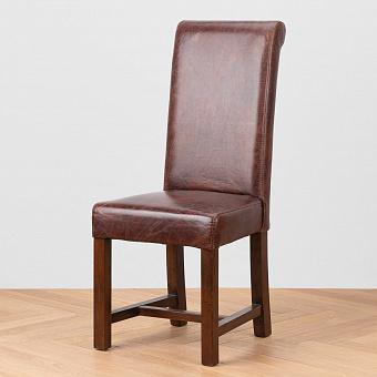Rollback Dining Chair, Antique Wood