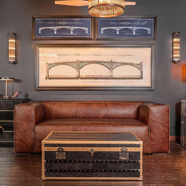 Трёхместный диван Кубизм Cubism 3 Seater PF