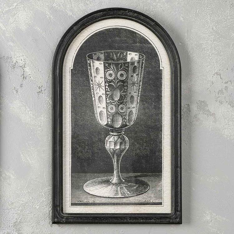 Фото-принт диптих  Роскошные бокалы Set Of 2 Frames Chic Drinks