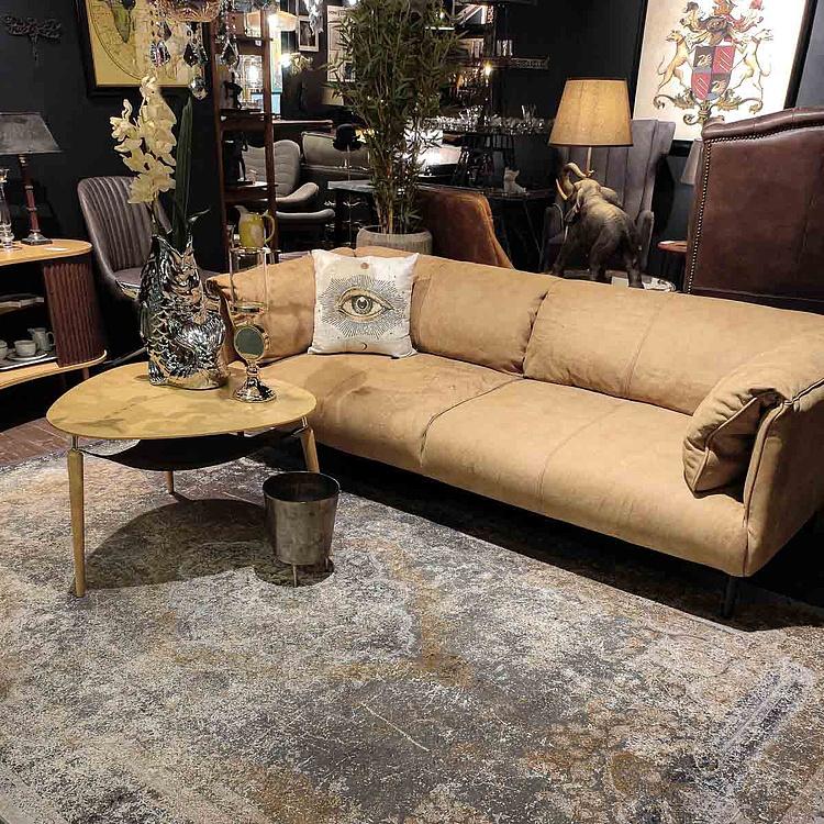 Трёхместный диван Хайвей Highway 3 Seater, Black Matt Metal RM