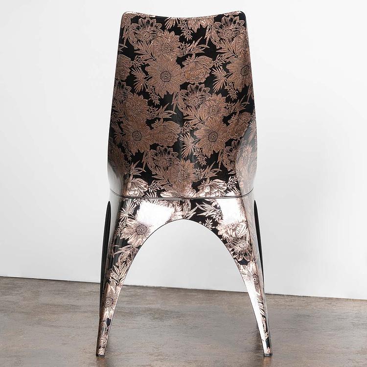 Стул Кавалло с цветочным узором Cavallo Dining Chair, Flower