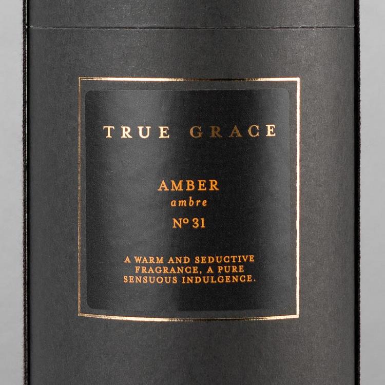 Аромадиффузор набор (палочки, жидкость, бутылочка) Янтарь, 200 мл Small Reed Diffuser Amber 200 ml