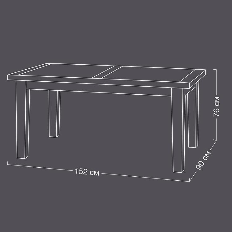 Обеденный раздвижной стол Wentworth Extending Dining Table Small дуб Antique Oak - ракурс 11