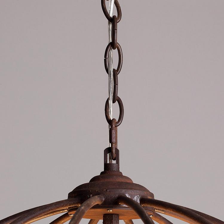 Подвесной светильник Глобус в клетке Caged Globe Chandelier