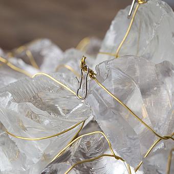 Люстра Classic Volt Chandelier хрусталь и металл Clear Crystal and Natural Metal