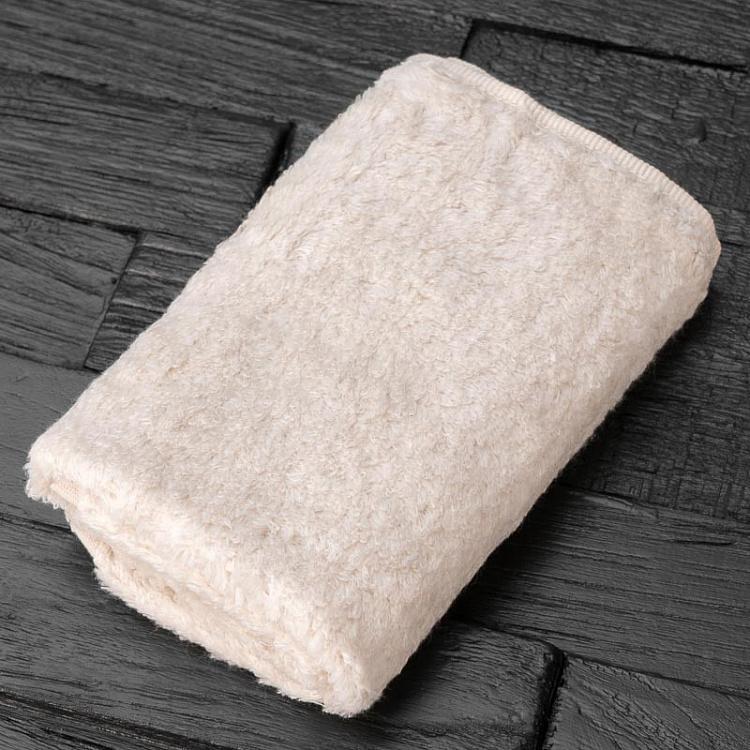 Бежевое махровое полотенце-салфетка Зефир, 34x40 см Super Marshmallow Wash Cloth Beige 34x40 cm