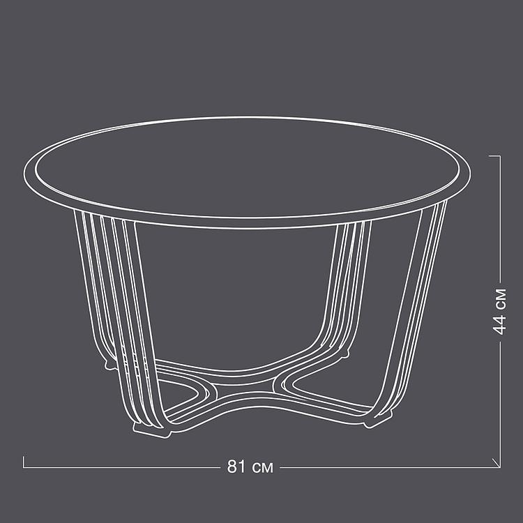 Журнальный стол Art Nouveau Coffee Table Round - ракурс 7