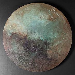Картина маслом Uranus Round Painting
