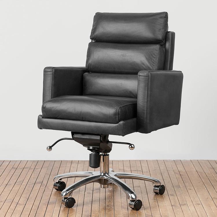 Кресло Hemingway Office Chair RM натуральная кожа Old Kaprys