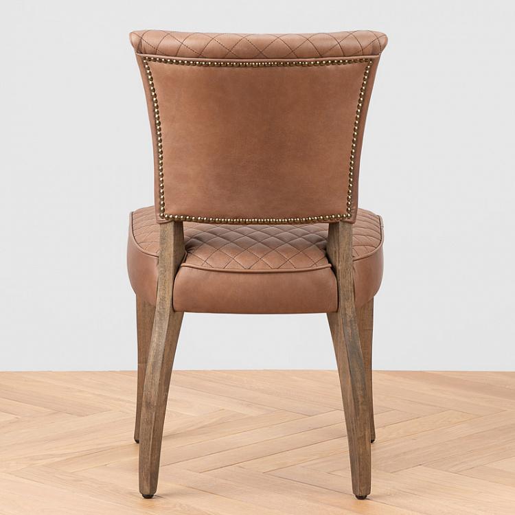 Стёганый стул Мими, светлые ножки Mimi Quilt Dining Chair, Weathered Wood