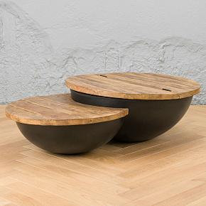 Round Coffee Table With Storage Inside