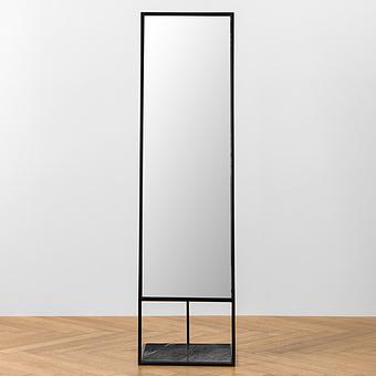 Зеркало Black Marble Base Standing Mirror