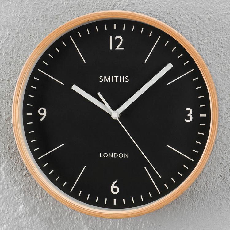 Деревянные настенные часы Смитс Wooden Smiths Wall Clock