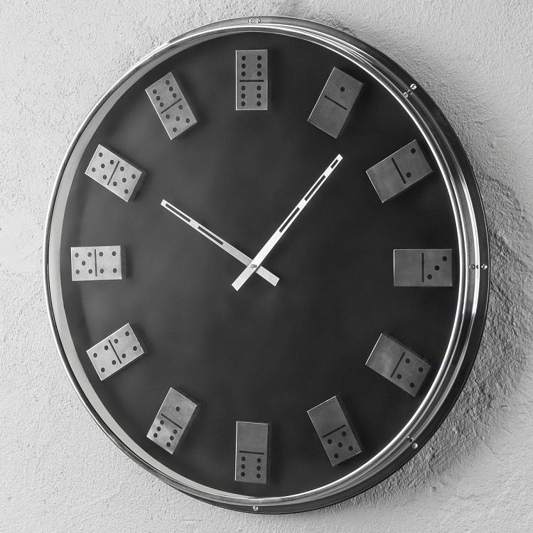 Настенные часы Домино Dominos Metal Clock