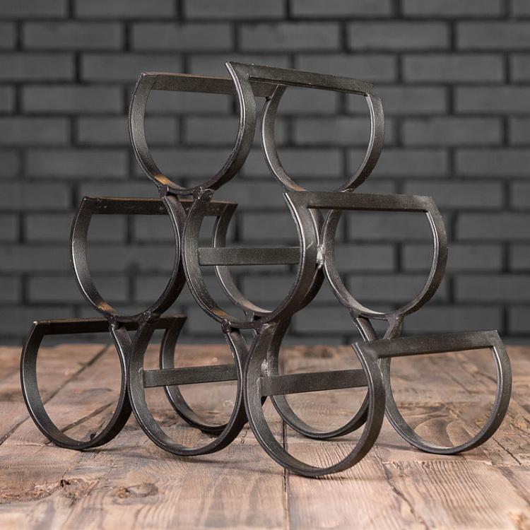 Металлическая подставка для бутылок вина Wine Rack Metal