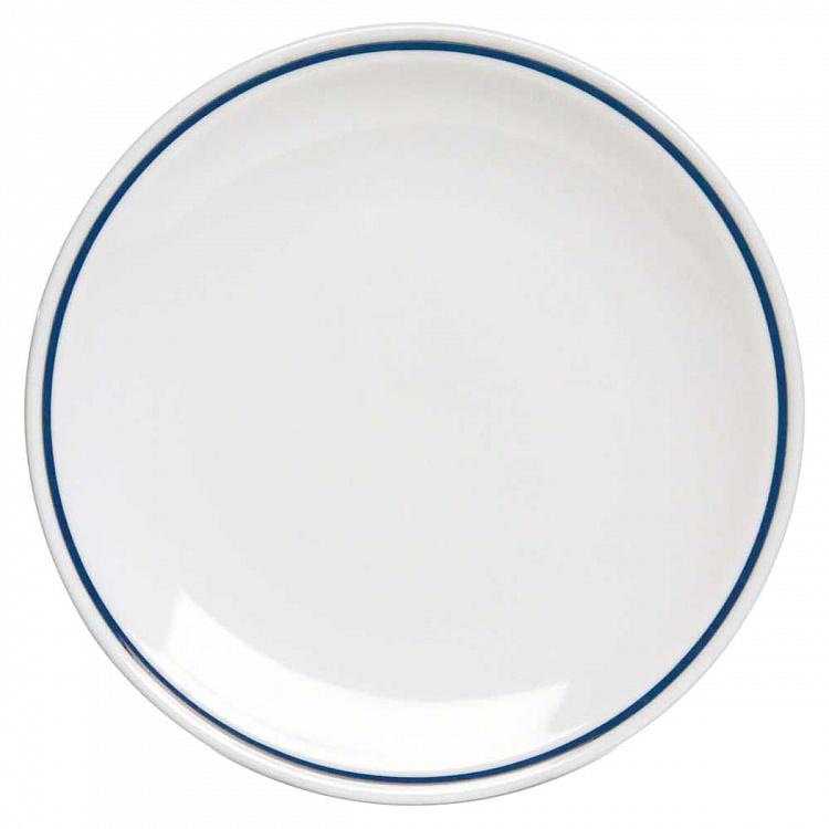 Обеденная тарелка Синяя полоска, L Filo Blue Dinner Plate Large