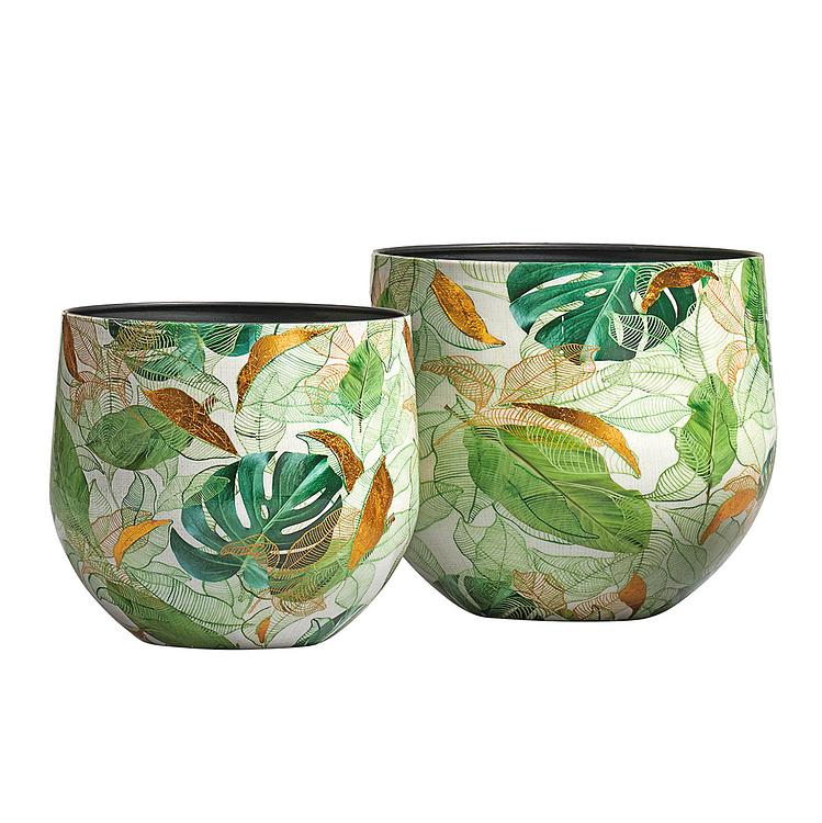 Кашпо Effectory Savage Garden Bowl Pot Botanical Medium - ракурс 2