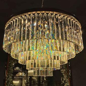 Odeon Place Chandelier 5 Rings ML
