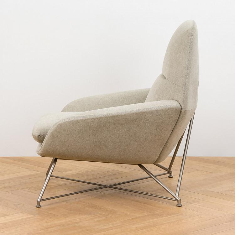 Кресло Коралл, титановые ножки Corallina Armchair, Titanium