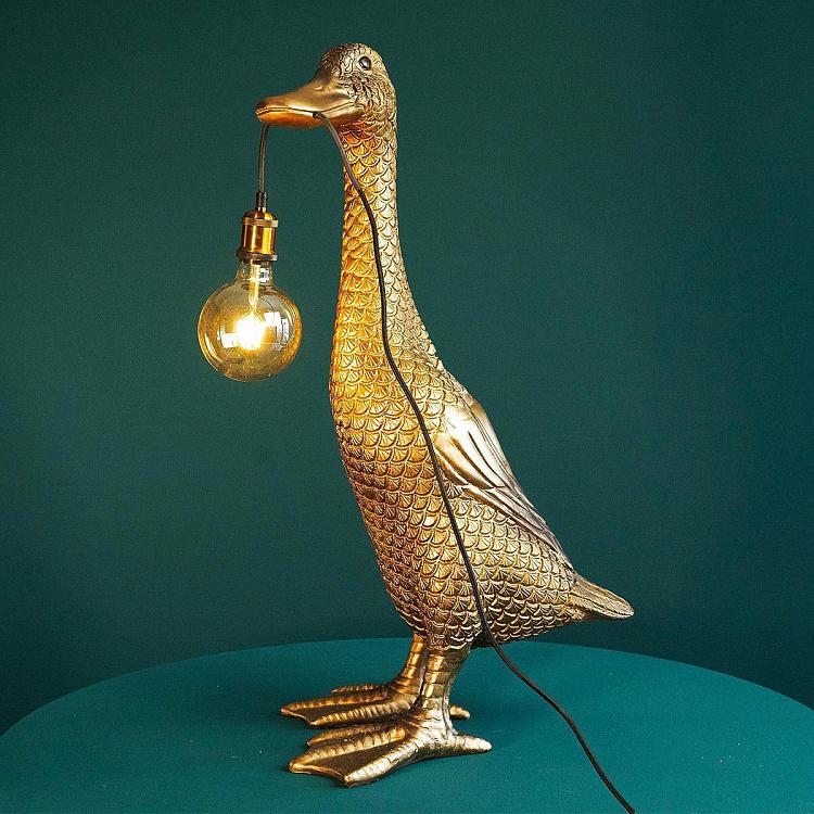 Напольная лампа Золотая утка Floor Lamp Golden Duck