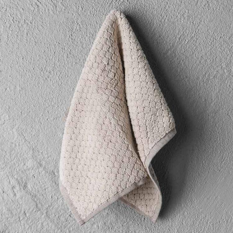Punto Washcloth Towel Sand 30x40 cm