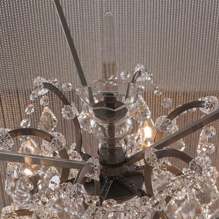 Хрустальный торшер Кольчуга Chainmail Crystal Floor Lamp